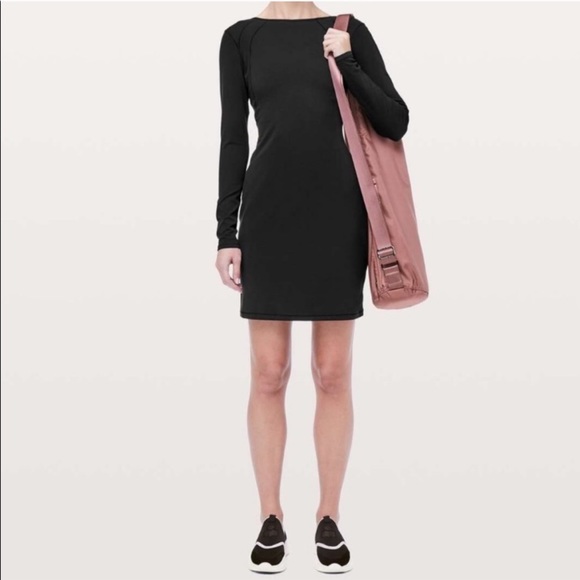 Lululemon Wrap Back Long Sleeve Dress - Picture 3 of 13
